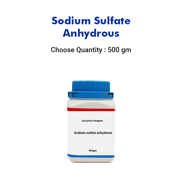 Sodium sulfate anhydrous AR 500 GM