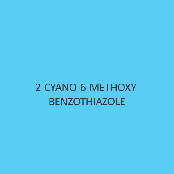 2 Cyano 6 Methoxy Benzothiazole