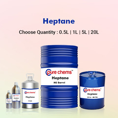 Heptane | Aliphatic Hydrocarbon | Solvent | Colorless Liquid | 500ml to 20L