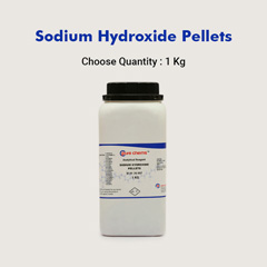 Sodium Hydroxide Pellets AR 1kg | Lye, Caustic soda | CAS No: 1310-73-2 | Laboratory Chemicals